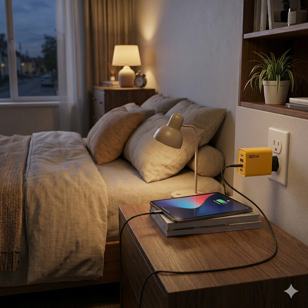 4 Ports USB C PD Charger Quick Charge 3.0