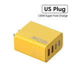 4 Ports USB C PD Charger Quick Charge 3.0