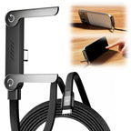 240W Fast Charging Cable With Foldable Phone Holder