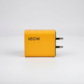 Side view of charger